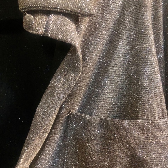 new glitter button down shirt - Picture 3 of 4